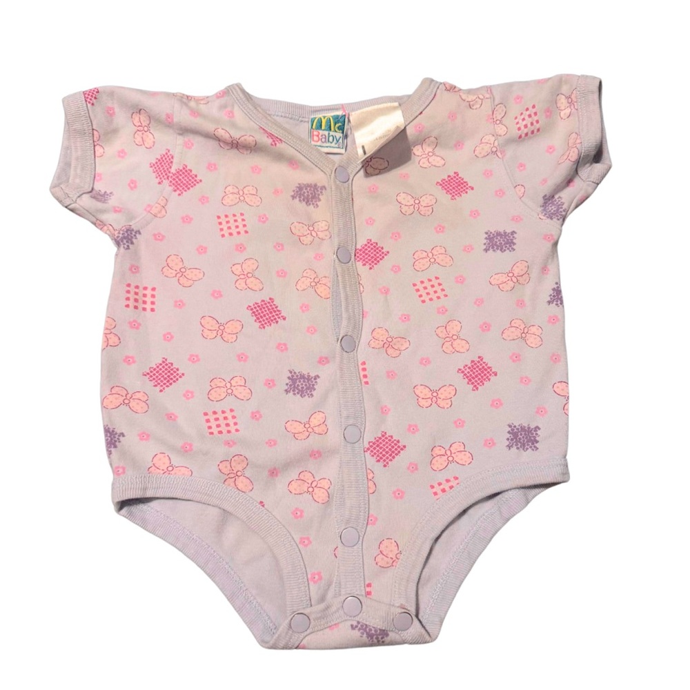 Vintage McBaby Baby Girl Snap-Up Onesie – 3-6M